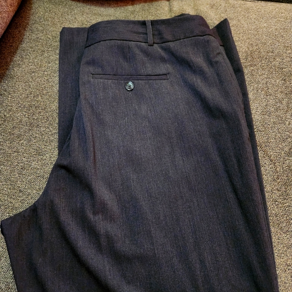 Liz Claiborne Sophie 20 Tall Black wide leg Dress pants like new